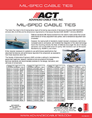 ACT Mil-Spec Cable Ties Line