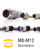 Harting M8-12 Connectors