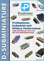 Positronic D-Sub Miniatures Catalog